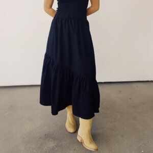 Hey Gang The Ranch Skirt in black, NWT, size L